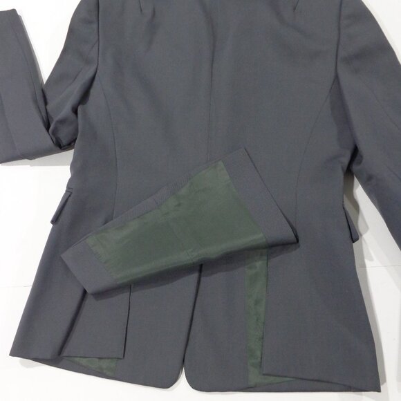 J. Crew Women's Gray 100% Wool 3 Button Front Blazer Size 8‎ - Picture 3 of 7